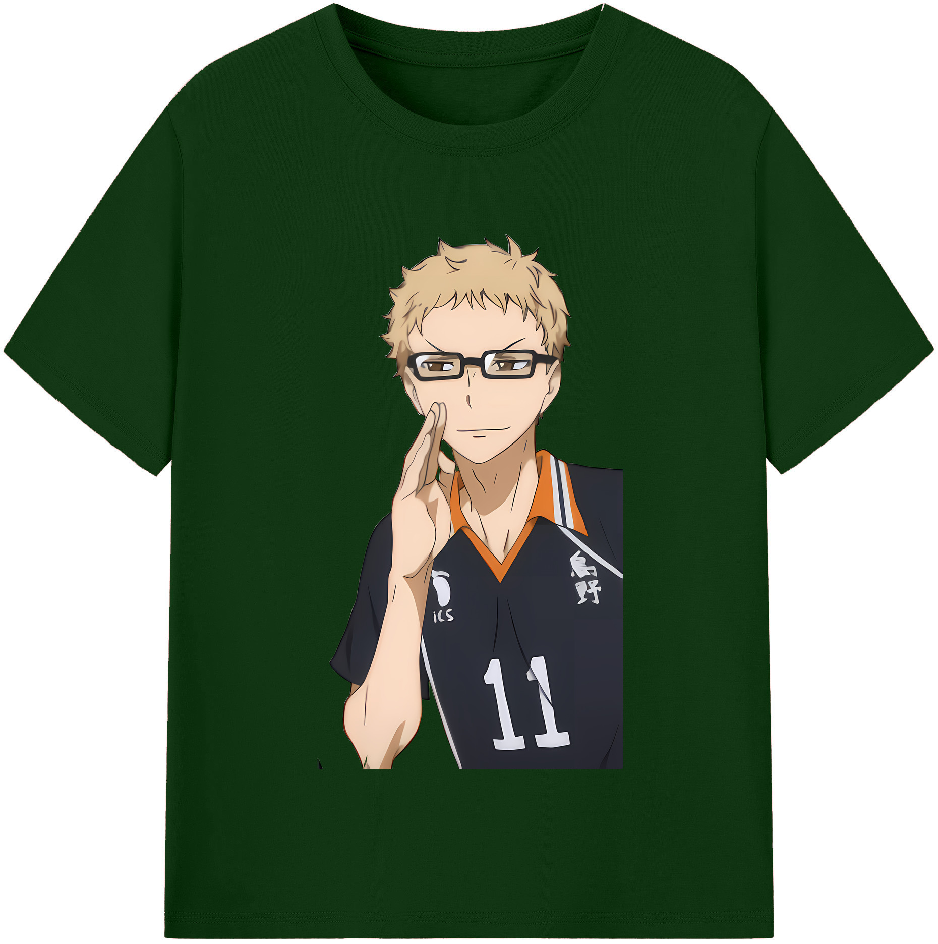 （画像用） ハイキュー!! Haikyu!! 綿100％半袖Tシャツ（フロントプリント）